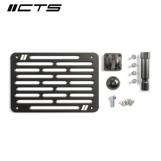 CTS Turbo License Plate Relocate Kit - 2018+ Audi 8V/8Y RS3/Audi 8S TTRS 2.5T EVO - STREETUNED