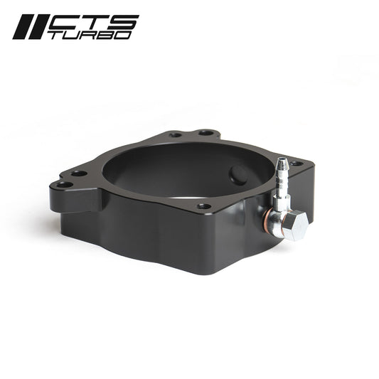 CTS Turbo Throttle Body Spacer with Boost Tap and Meth Injection Port - 2018+ Audi 8V/8Y RS3/Audi 8S TTRS 2.5T EVO - STREETUNED