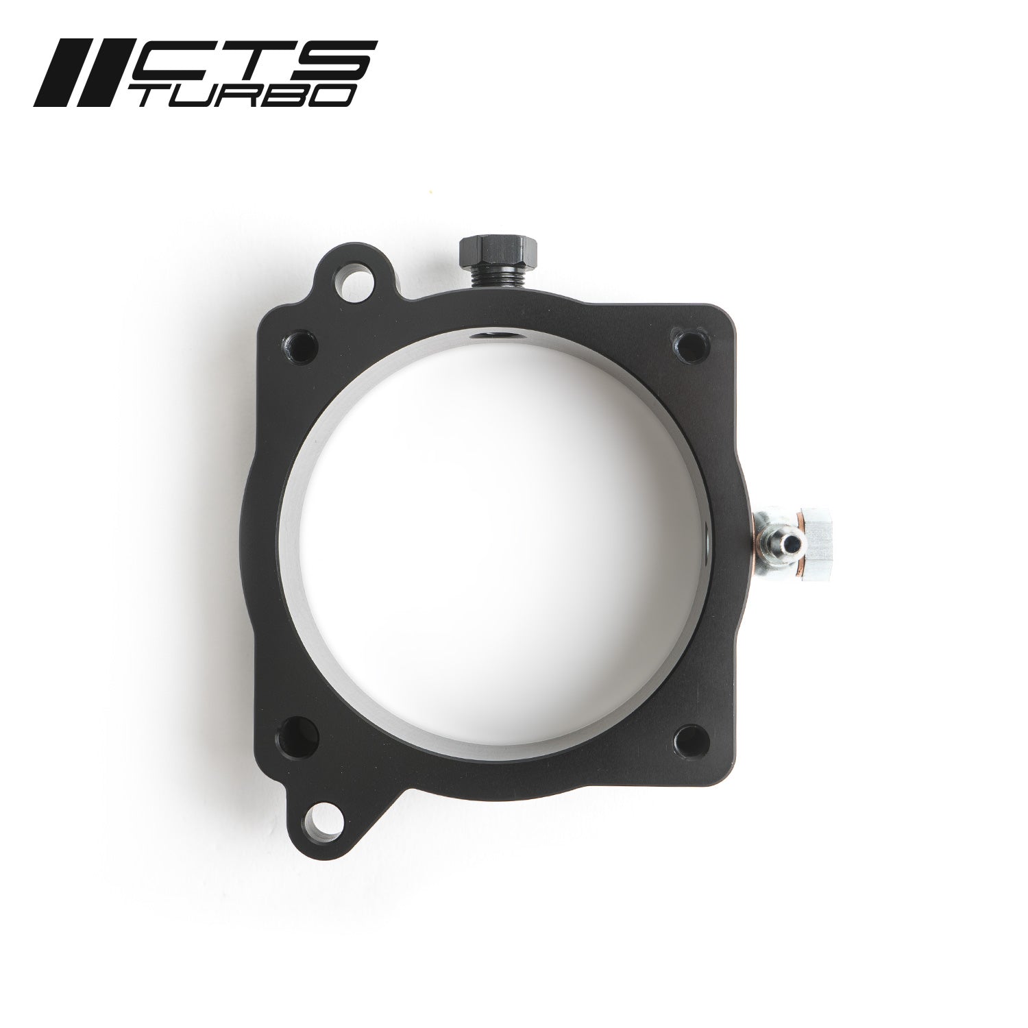 CTS Turbo Throttle Body Spacer with Boost Tap and Meth Injection Port - 2018+ Audi 8V/8Y RS3/Audi 8S TTRS 2.5T EVO - STREETUNED