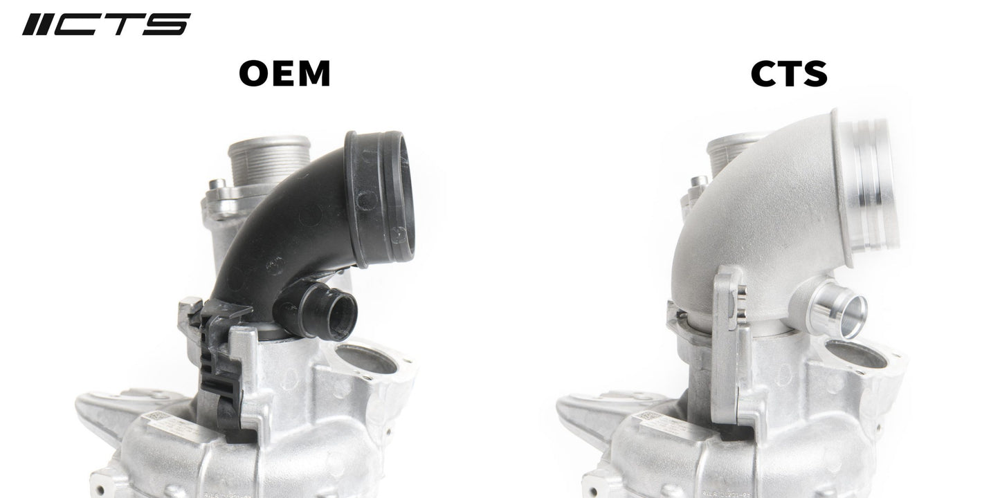 CTS Turbo High-Flow Turbo Inlet Pipe - 2015+ Volkswagen/Audi 1.8T/2.0T MQB Gen3 - STREETUNED