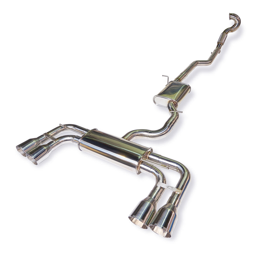 CTS Turbo 3″ Turboback Exhaust with High-Flow Cat - 2015-2021 Volkswagen MK7/7.5 Golf R - STREETUNED