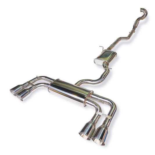 CTS Turbo 3″ Turboback Exhaust with High-Flow Cat - 2015-2021 Volkswagen MK7/7.5 Golf R - STREETUNED