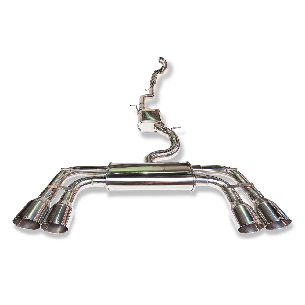 CTS Turbo 3″ Turboback Exhaust with High-Flow Cat - 2015-2021 Volkswagen MK7/7.5 Golf R - STREETUNED