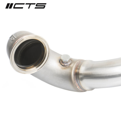 CTS Turbo High Flow Catted Downpipe - 2015-2020 Volkswagen MK7/MK7.5 Golf AWD/Golf R and Audi/A3/S3/TT/TT-S Quattro - STREETUNED