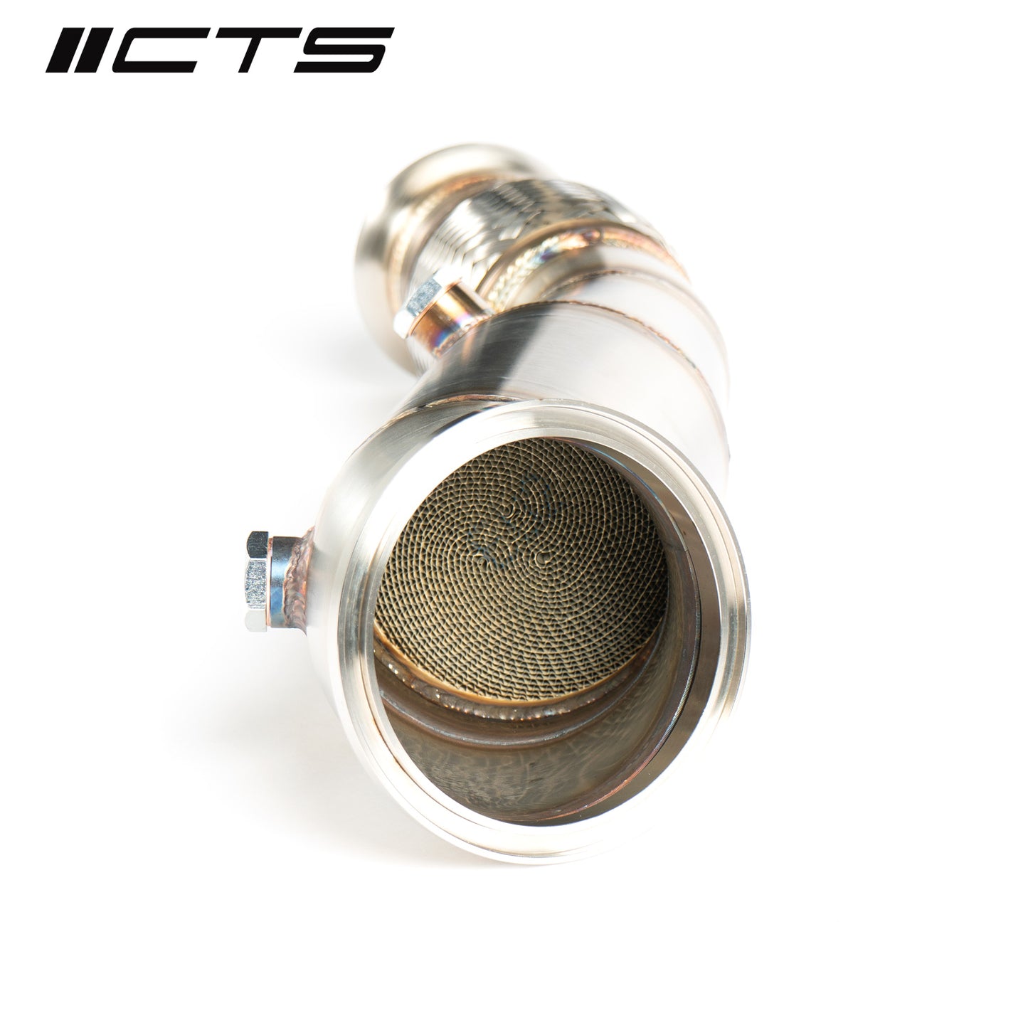 CTS Turbo High-Flow Catted Downpipe - 2016-2020 BMW F2X/F3X/G20/G30 230i/330i/430i/530i & xDrive/Toyota GR Supra 2.0T - STREETUNED
