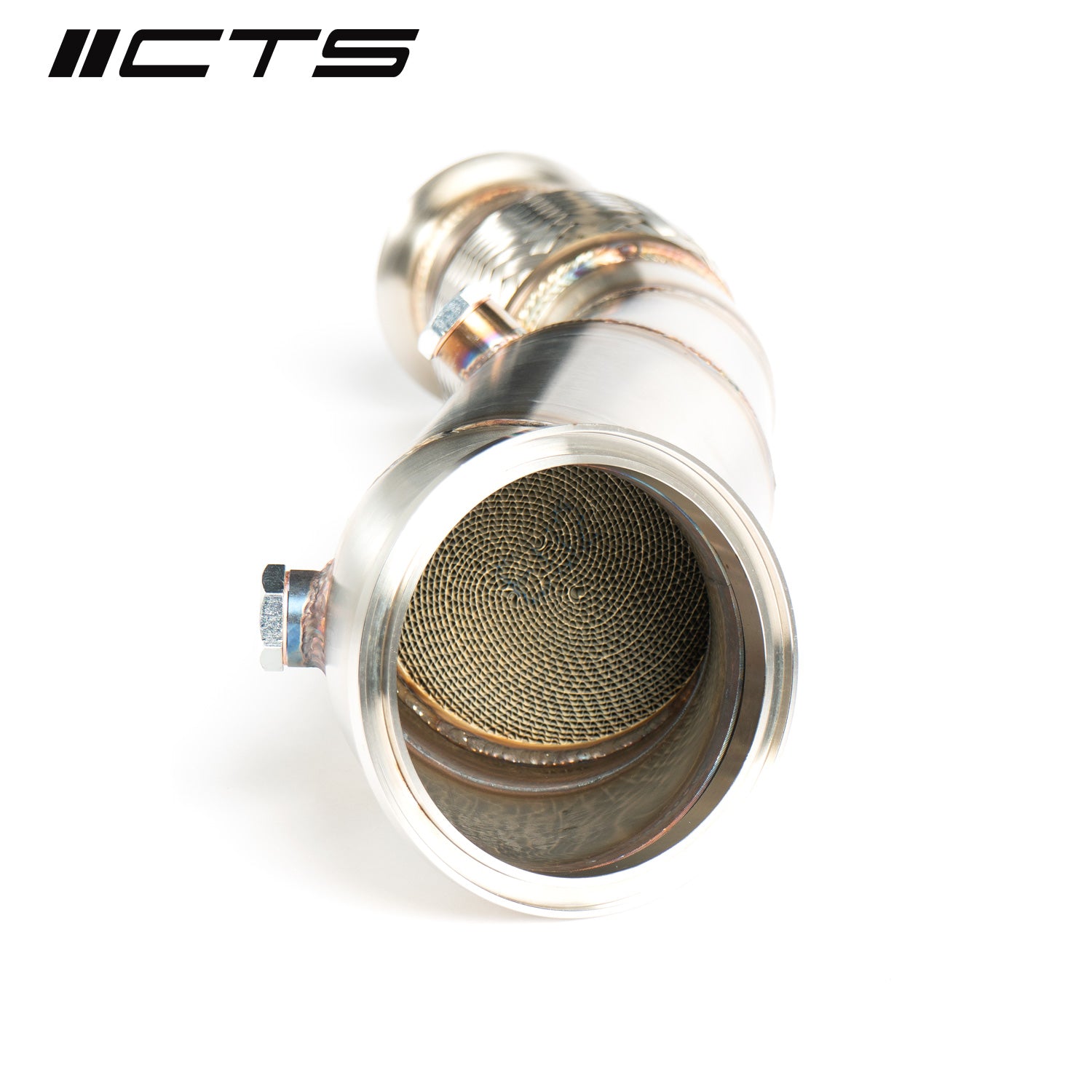 CTS Turbo High-Flow Catted Downpipe - 2016-2020 BMW F2X/F3X/G20/G30 230i/330i/430i/530i & xDrive/Toyota GR Supra 2.0T - STREETUNED