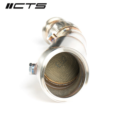 CTS Turbo High-Flow Catted Downpipe - 2016-2020 BMW F2X/F3X/G20/G30 230i/330i/430i/530i & xDrive/Toyota GR Supra 2.0T - STREETUNED