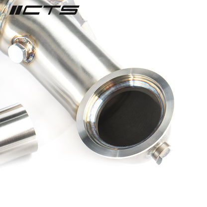 CTS Turbo EVO4 Race Downpipe - 2022+ Volkswagen MK8 Golf R/Audi 8Y S3 - STREETUNED