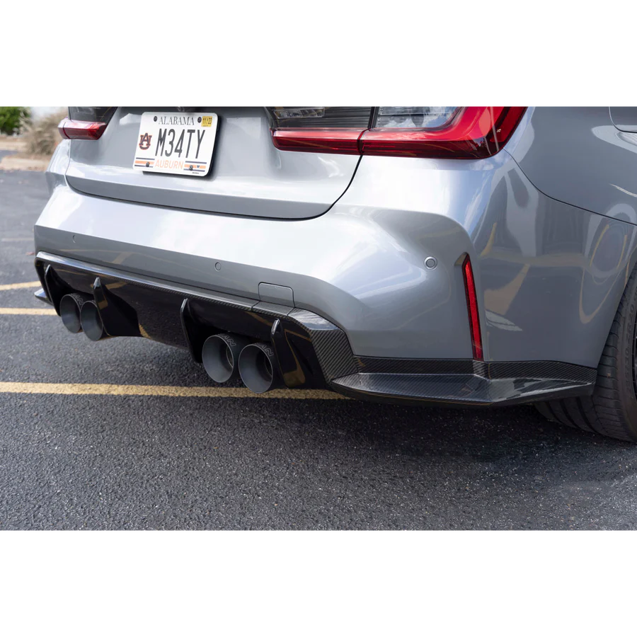 Dinan Carbon Fiber Rear Diffuser Surround - 2021-2024 BMW G80 M3/G82 M4 - STREETUNED
