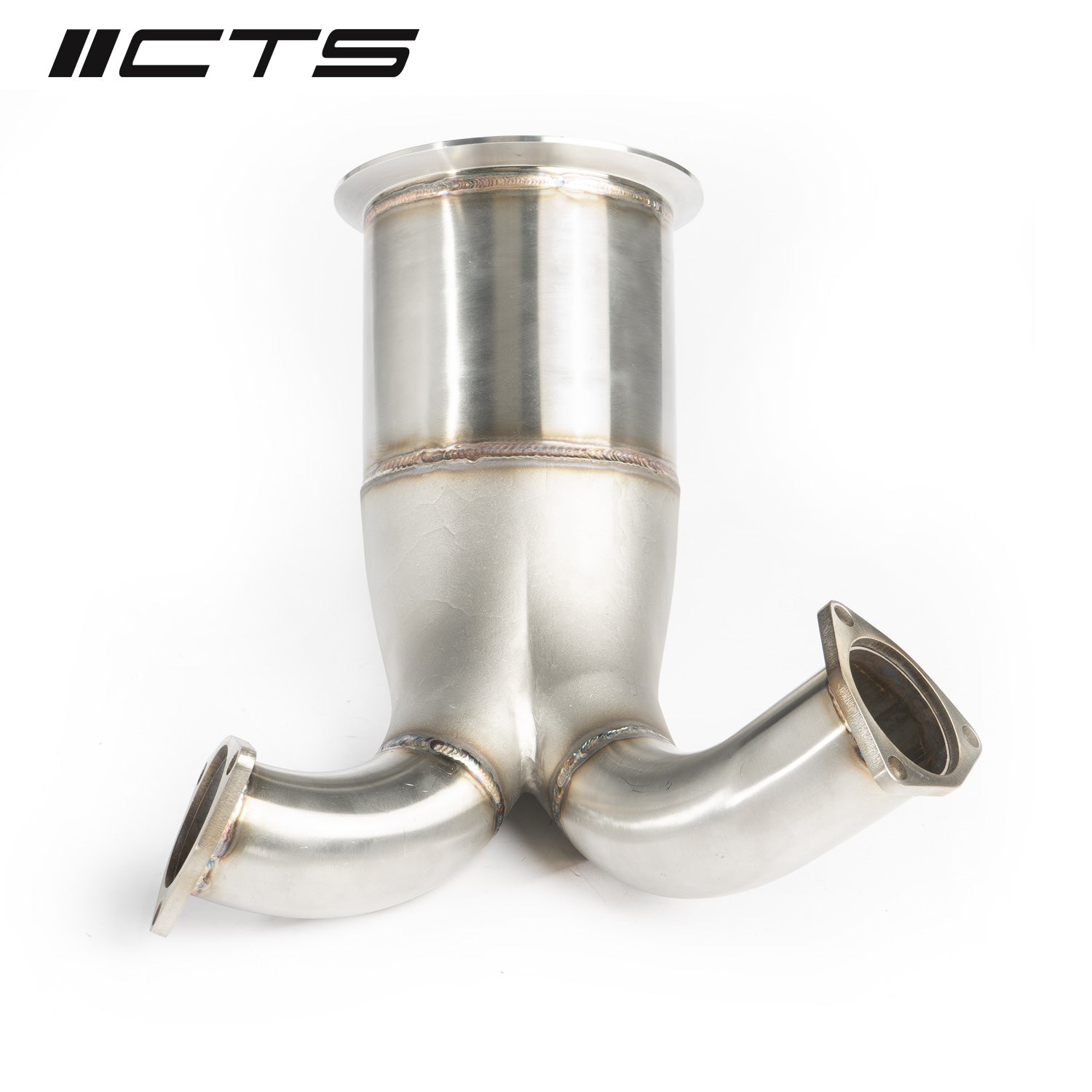 CTS Turbo High-Flow Cat Downpipe - 2018+ B9 Audi S4/S5 V6T 3.0T (EA839) - STREETUNED