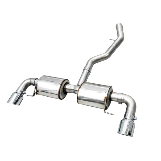 AWE Tuning Touring Edition Axleback Exhaust with Chrome Silver Tips - 2019-2024 BMW G2X 330i / 2021-2024 BMW G2X 430i Base - STREETUNED