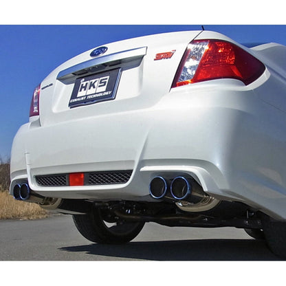 HKS Legamax Premium Exhaust System - 2011-2014 Subaru WRX STI
