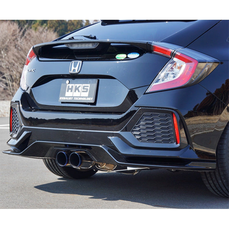 HKS Legamax Premium Exhaust System - 2017-2021 Honda FK7 Civic Hatchback