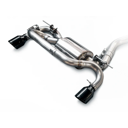 AWE Tuning Touring Edition Axle-Back Exhaust With Diamond Black Tips (90mm) - 2014-2020 BMW F22 M235i / M240i - STREETUNED