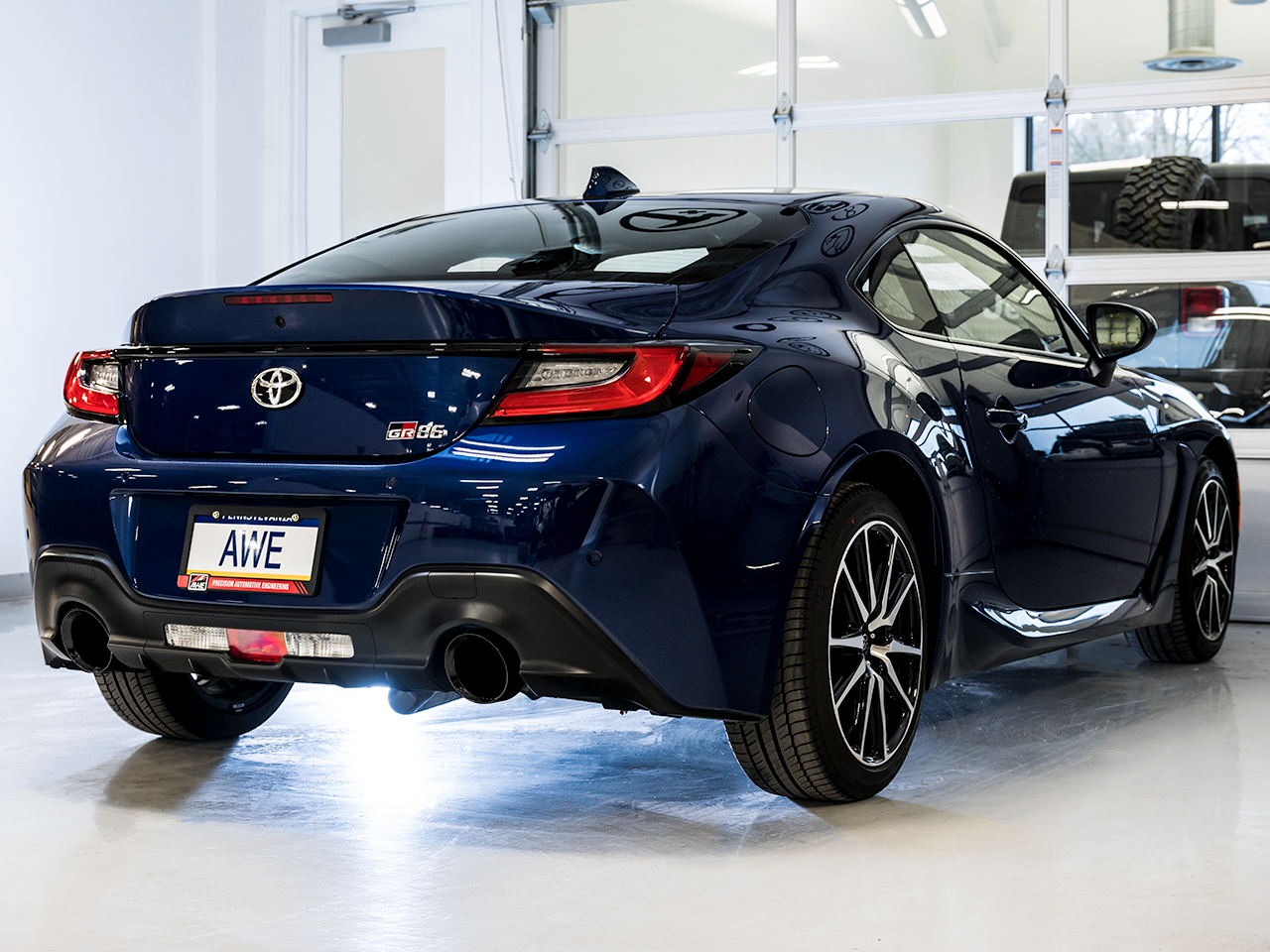 AWE Tuning Touring Edition Catback Exhaust with Diamond Black Tips - 2022-2024 Subaru BRZ/Toyota GR86 - STREETUNED