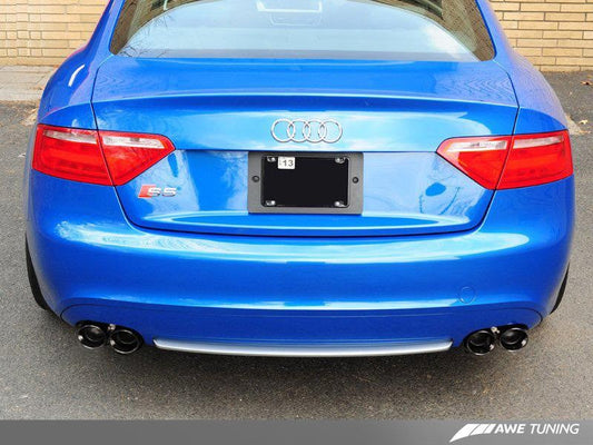AWE Tuning Touring Edition Exhaust System With Diamond Black Tips - 2008-2012 Audi B8 S5 4.2L - STREETUNED