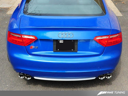 AWE Tuning Touring Edition Exhaust System With Polished Silver Tips - 2008-2012 Audi B8 S5 4.2L - STREETUNED