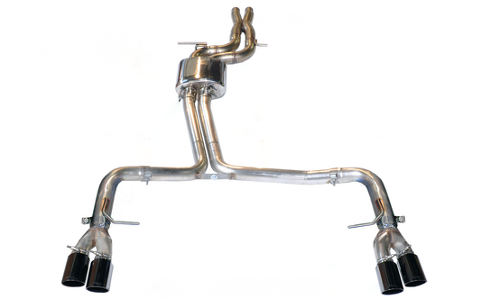 AWE Tuning Track Edition Exhaust With Diamond Black Tips (90mm) - 2013-2017 Audi B8.5 S5 3.0T - STREETUNED