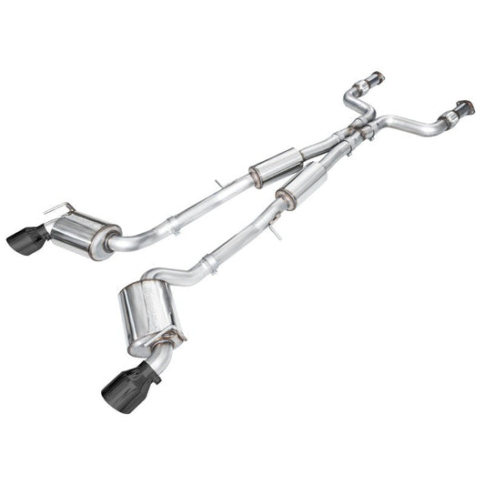 AWE Tuning Touring Edition Catback Exhaust System w/ Diamond Black Tips - 2023-2024 Nissan Z - STREETUNED