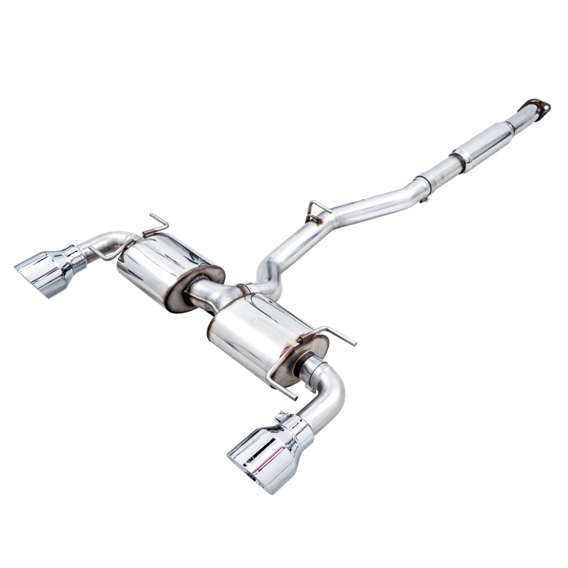 AWE Tuning Touring Edition Cat-Back Exhaust with Chrome Silver Tips - 2022-2024 Subaru BRZ/Toyota GR86/Toyota 86 - STREETUNED