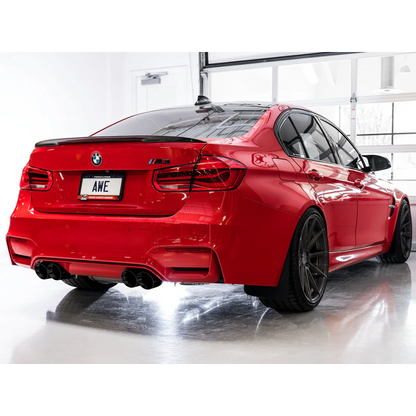 AWE Tuning SwitchPath Catback Exhaust With Diamond Black Tips - BMW 2015-2020 F8X M3/M4 - STREETUNED