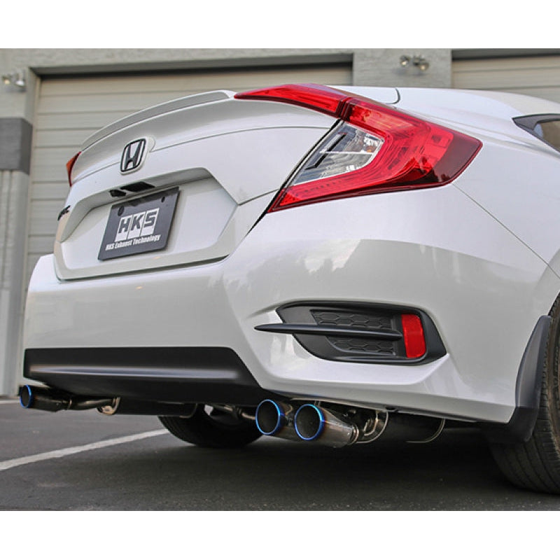 HKS Legamax Premium Exhaust System - 2016-2021 Honda Civic