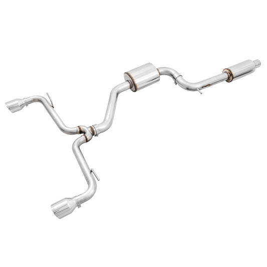 AWE Tuning Touring Edition Exhaust w/Chrome Silver Tips 102mm - 2015-2019 Volkswagen MK7.5 GTI - STREETUNED