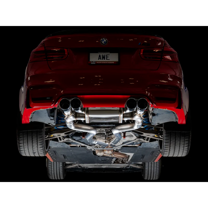AWE Tuning SwitchPath Catback Exhaust With Diamond Black Tips - BMW 2015-2020 F8X M3/M4 - STREETUNED