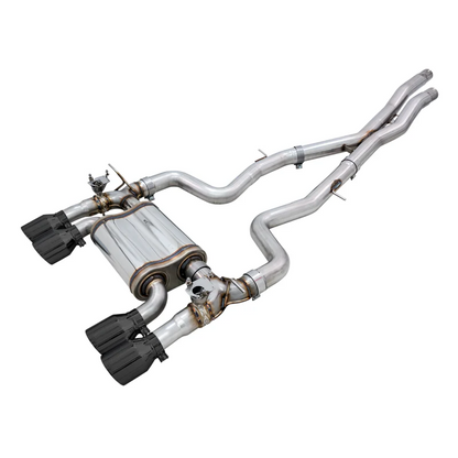 AWE Tuning SwitchPath Catback Exhaust With Diamond Black Tips - BMW 2015-2020 F8X M3/M4 - STREETUNED