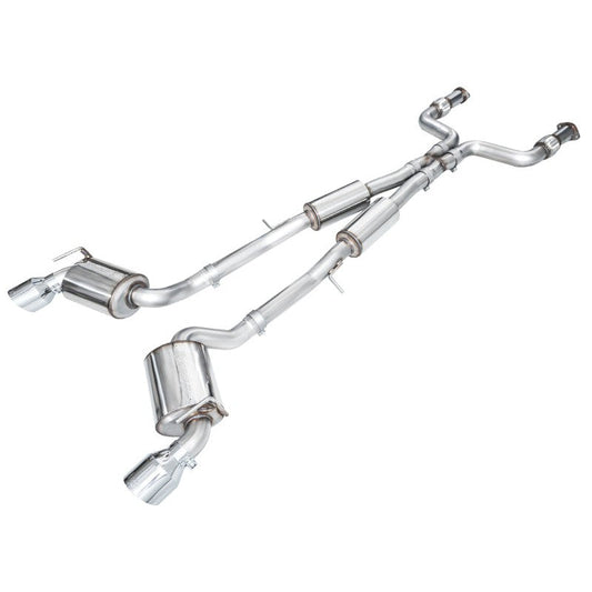AWE Tuning Touring Edition Catback Exhaust System w/ Chrome Silver Tips - 2023-2024 Nissan Z - STREETUNED