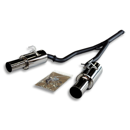 HKS Hi-Power Dual Tip Catback Exhaust - 2008-2016 Mitsubishi Evolution X