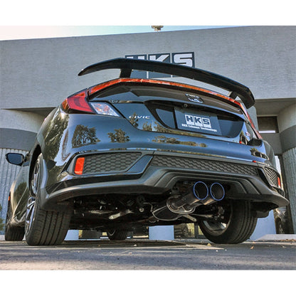 HKS Hi-Power Muffler - 2017-2020 Honda Civic Si Coupe