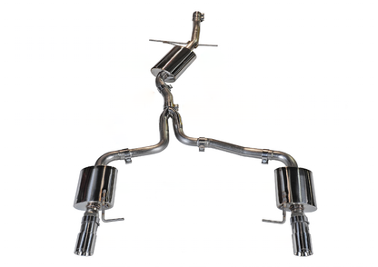 AWE Tuning Touring Edition Exhaust With Dual Outlet Polished Silver Tips - 2013-2016 Audi B8.5 All Road - STREETUNED