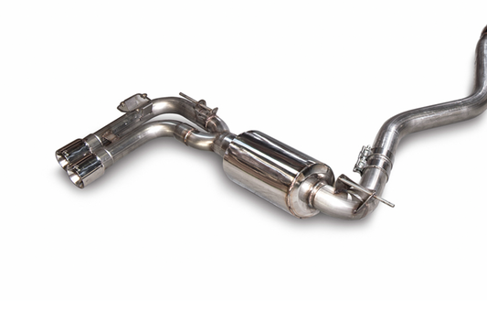 AWE Tuning Touring Edition Axle-Back Exhaust Single Side With Chrome Silver Tips (80mm) - 2012-2020 BMW F3X 28i / 30i - STREETUNED