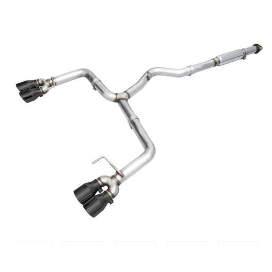 AWE Tuning Touring Edition Exhaust - Diamond Black Tips - 2022-2024 Subaru WRX (VB) - STREETUNED
