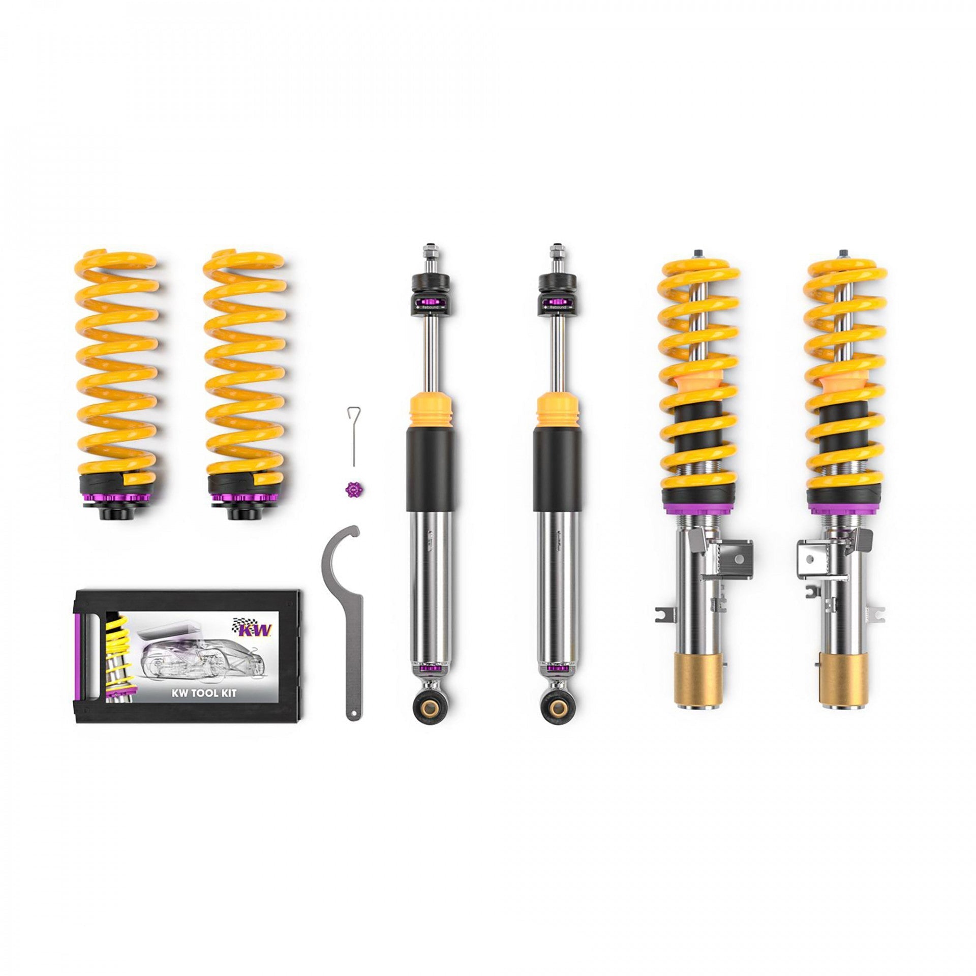KW V3 Shock Kit - 1997-2013 Chevrolet Corvette (C5/C6) w/o EDC - STREETUNED