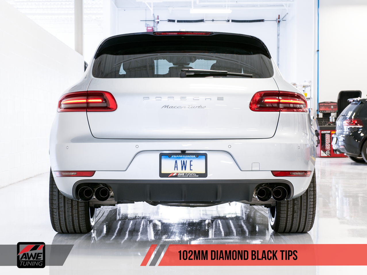 AWE Tuning Track Edition Exhaust System with Diamond Black 102mm Tips - Porsche Macan S/GTS/Turbo - STREETUNED